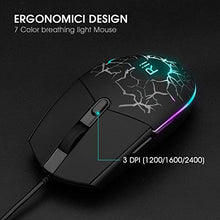 Carica l&#39;immagine nel visualizzatore di Gallery, Rii Gaming RK101 (Layout Italiano) - Set Tastiera e Mouse da Gioco,...