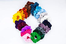 Carica l&#39;immagine nel visualizzatore di Gallery, 20 Elastici Per Capelli Scrunchies Velluto Vsco Girl Di Qualità Morbidi... - Ilgrandebazar