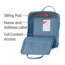 Carica l&#39;immagine nel visualizzatore di Gallery, Fjällräven Kånken, Zaino Unisex-Adulto, 27x38x13 Centimeters (W x Blue Ridge