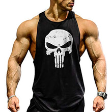 Carica l'immagine nel visualizzatore di Gallery, Cabeen Uomo Palestra Canotta Smanicato Bodybuilding Canottiera Gym Cotone...