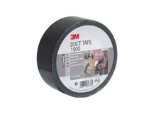 Carica l'immagine nel visualizzatore di Gallery, 3M 36235 Duct Tape 1900 Nastro Telato per Riparazioni, Nero 50 mm,