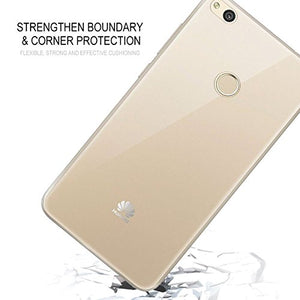 NEW'C Cover per Huawei P8 Lite 2017, Custodia Gel Trasparente Morbida...