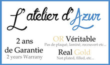 Carica l'immagine nel visualizzatore di Gallery, L'Atelier d'Azur - Collana con ciondolo a forma di unicorno, in oro giallo,... - Ilgrandebazar