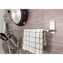 Carica l'immagine nel visualizzatore di Gallery, ZUNTO Bagno Adesivo Porta Salviette Acciaio Inox Portasciugamani 40cm