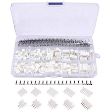 Carica l'immagine nel visualizzatore di Gallery, 460pcs JST Connettore Kit con 2,54mm JST-XH 2/3/4/5/6 Pin Maschio + Femmina...