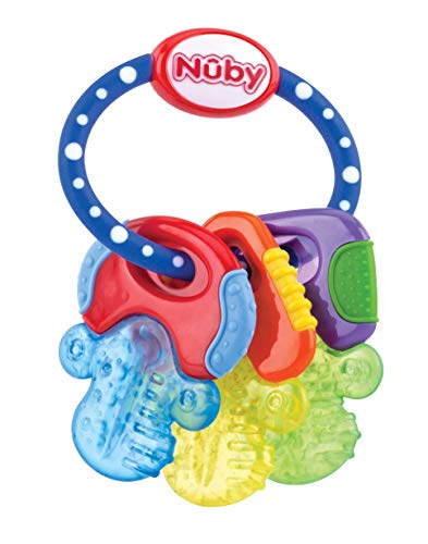 Nuby Chiavi Massaggiagengive IcyBite Con Gel PureIce 3m+ 1 Pezzo multicolore - Ilgrandebazar