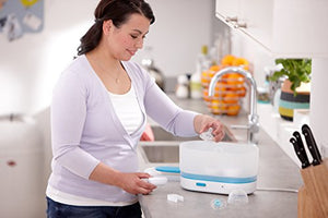 Philips Avent SCF284/02 Sterilizzatore 3 in 1 Elettrico a Vapore, Bianco - Ilgrandebazar