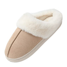 Carica l'immagine nel visualizzatore di Gallery, JOMIX Pantofole Donna Invernali Comode Ciabatte Ragazza Pelose Calde Ciabatte Pelliccia Sintetica Memory Foam Morbide Tomaia Scamosciata MD7210 (Beige, 41)