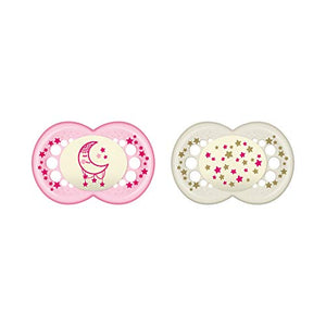 MAM 110522 - Ciuccio "Night" in lattice naturale per bambine dai 6 ai 16... - Ilgrandebazar