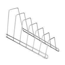 Carica l'immagine nel visualizzatore di Gallery, Metaltex Cricket Porta coperchi a 6 posti - (361006) Grigio Metallizzato - Ilgrandebazar