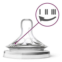 Carica l&#39;immagine nel visualizzatore di Gallery, Philips SCF045/27 Avent 2 Tettarelle Natural Flusso Regolabile, Foro con...