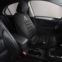 Carica l&#39;immagine nel visualizzatore di Gallery, WOLTU AS7254-2 Set Coprisedili Anteriori Auto 2 Posti Seat Cover Nero