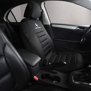 WOLTU AS7254-2 Set Coprisedili Anteriori Auto 2 Posti Seat Cover Nero