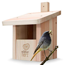 Carica l&#39;immagine nel visualizzatore di Gallery, Cuore di Animali Selvatici | Nido per Pettirosso in Legno - Casetta per...