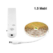 Carica l'immagine nel visualizzatore di Gallery, Fuutuu Luce LED da guardaroba 1.5M 60LED 3500K Bianco Caldo con sensore di...