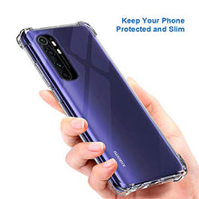 Carica l'immagine nel visualizzatore di Gallery, Peakally Cover per Xiaomi Mi Note 10 Lite, Trasparente Morbida TPU Silicone...