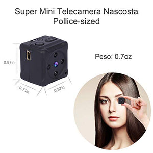 Mini Telecamera Spia Nascosta,NIYPS Full HD 1080P Portatile Micro Spy mini - Ilgrandebazar