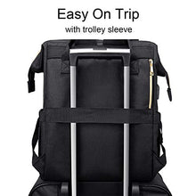 Carica l&#39;immagine nel visualizzatore di Gallery, LOVEVOOK Zaino Donna per PC Portatili, Laptop Portatile 15,6, Nero