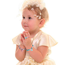 Carica l'immagine nel visualizzatore di Gallery, Braccialetti colorati con unicorno, per bambine, set di gioielli per... - Ilgrandebazar