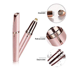 Carica l&#39;immagine nel visualizzatore di Gallery, Elettrica Epilatore Sopracciglia, Brows Trimmer Rasoio Per Sopracciglia Rosa