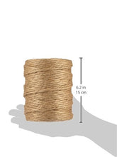 Carica l&#39;immagine nel visualizzatore di Gallery, Rayher Cordone Juta, 6-x, 6mm ø, Naturale, rocchetto 120m, naturale - Ilgrandebazar