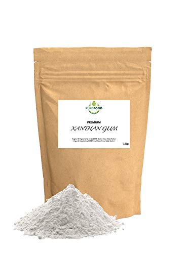 Gomma di Xantano 100g in Polvere per Cucinare | Addensante Liquidi...