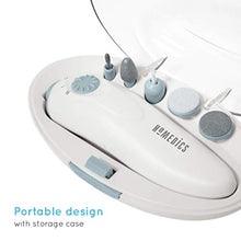 Carica l&#39;immagine nel visualizzatore di Gallery, Homedics Manicure e Pedicure Portatile con 5 Accessori Professionali e 2... - Ilgrandebazar