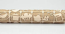 Carica l&#39;immagine nel visualizzatore di Gallery, LeonardiWood Mattarello decorativo La Nostra Cucina 25 cm - Ilgrandebazar