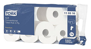 Tork 110316 Premium Rotolo Carta Igieniza Tradizionale Soft, 3 Veli, 3 veli - Ilgrandebazar