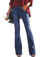 Carica l'immagine nel visualizzatore di Gallery, Aleumdr Jeans Donna Skinny Elasticizzati a Zampa small(EU25-26), Blu - Ilgrandebazar