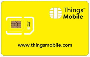 SIM Card Things Mobile prepagata per IOT e M2M con copertura globale senza...