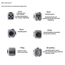 Carica l&#39;immagine nel visualizzatore di Gallery, Cubo anti-stress, con 6 diverse funzioni (Fidget Cube), V2, di alta qualità,... - Ilgrandebazar