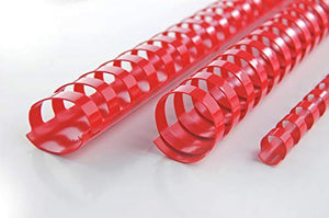 GBC Anelli Plastici CombBind, 10 mm, 65 Fogli di Capacità, A4, 21 10 Blu