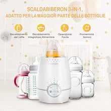 Carica l&#39;immagine nel visualizzatore di Gallery, OMORC Scaldabiberon Portatile Elettrico, Sterilizzatore con Display LCD...