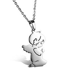 Carica l'immagine nel visualizzatore di Gallery, JewelryWe Gioielli Collana con Pendente Ciondolo Angelo Carino Bambino - Ilgrandebazar