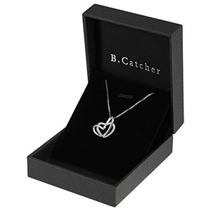 B.Catcher Collana da donna a cuore in argento per donne, collane con... - Ilgrandebazar