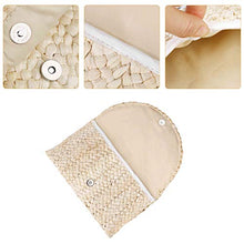 Carica l&#39;immagine nel visualizzatore di Gallery, ISIYINER Pochette in Paglia Estiva,Borsa Mare borsa da donna Eleganti Clutch...