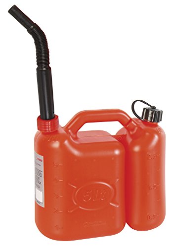 Ribiland PRJE075 Tanica Doppia in Plastica, 5 e 2.5 l, Rosso - Ilgrandebazar