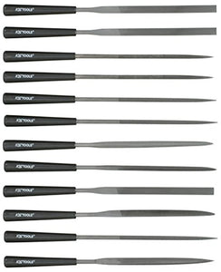 KS Tools 140.3050 Serie di Lime ad Ago in Busta Plastica, 12 Pezzi - Ilgrandebazar