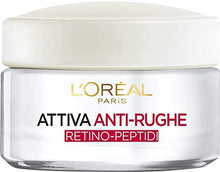 Carica l'immagine nel visualizzatore di Gallery, L'Oréal Paris Crema Viso Anti-Rughe Attiva 45+, Trattamento Intensivo Anti-Rughe, Rassoda e Nutre la Pelle, 50 ml, Confezione da 1