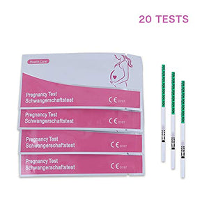 20 Test di gravidanza, Gravidanza Ultrasensibili 10 MIU/ML 99,5% 20tests