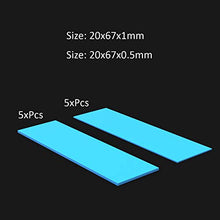 Carica l'immagine nel visualizzatore di Gallery, glotrends [10 Packs] M.2 Thermal Pad con conducibilità Termica 2,0 W/MK per...