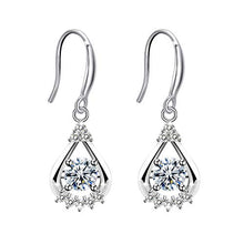 Carica l&#39;immagine nel visualizzatore di Gallery, Amilril Orecchini Goccia Donna, Argento Sterling 925 con 5A Zirconi Cubici,... - Ilgrandebazar