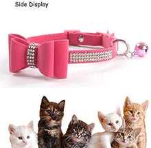 Carica l&#39;immagine nel visualizzatore di Gallery, YCZ Collari per Gatti Breakaway Carino Fiocco e Betty con Morbidi rosa
