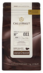 Callebaut 54.5% gocce di Cioccolato Fondente (callets) 1kg Nero