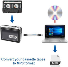 Carica l&#39;immagine nel visualizzatore di Gallery, Rybozen Cassette Tape to MP3 CD Convertitore PC via USB, Portable USB...