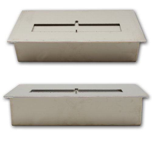 Bruciatore regolabile di Bio Etanolo Acciaio Inox Camino da Tavolo 2 L / 30... - Ilgrandebazar