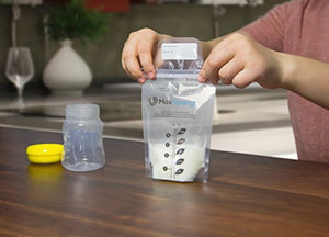 Contenitori per lo stoccaggio del latte materno Set da 120 pz, 8 oz 120pc - Ilgrandebazar