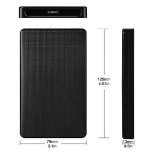 EasyULT Case Esterno per Disco Rigido 2.5", USB 3.0 Enclosure Hard Disk Nero