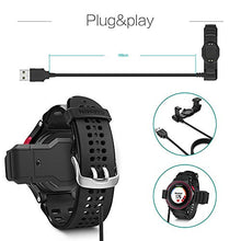 Carica l&#39;immagine nel visualizzatore di Gallery, TUSITA Caricabatterie per Garmin Forerunner 225 GPS Watch - Cavo di ricarica...